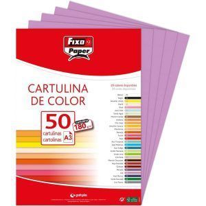 Grafoplás Fixo Paper Cartulina A3 180gr (50 Hojas)