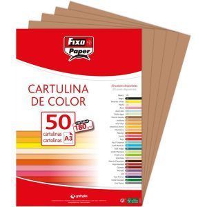 Grafoplás Fixo Paper Cartulina A3 180gr (50 Hojas)