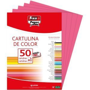 Grafoplás Fixo Paper Cartulina A3 180gr (50 Hojas)