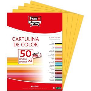 Grafoplás Fixo Paper Cartulina A3 180gr (50 Hojas)