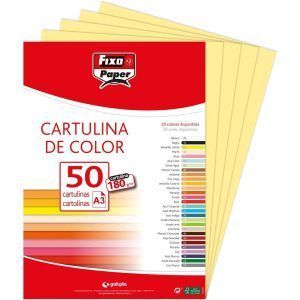 Fixo Cartulina A3 180gr