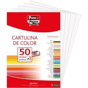 Fixo Cartulina A3 180gr