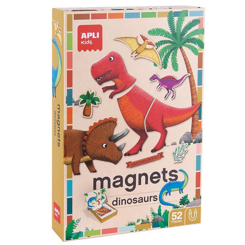 APLI Juego Magnets Dinosaurios APLI Juego Magnets Dinosaurios