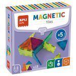 APLI Juego Piezas Magnéticas Transparentes APLI Juego Piezas Magnéticas Transparentes