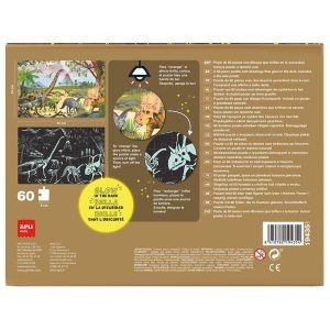 APLI Puzzle Fluorescente Glow in the Dark Dinosaurios APLI Puzzle Fluorescente Glow in the Dark Dinosaurios