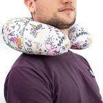 iTotal Almohada de Viaje Memory Foam Unicornio