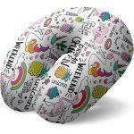 iTotal Almohada de Viaje Memory Foam Unicornio