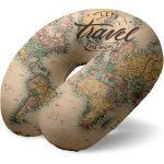 iTotal Almohada de Viaje Memory Foam Maps