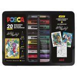 POSCA Maletín Metal 20 Rotuladores Set Dirty Harry