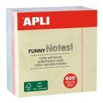 APLI Notes Funny 4 Surtido Pastel, Notas Adhesivas Removibles APLI Notes Funny 4 Surtido Pastel, Notas Adhesivas Removibles
