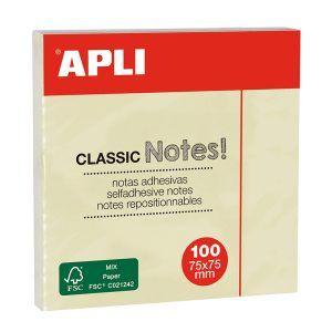 APLI Notes Clásicas, Notas Adhesivas Removibles