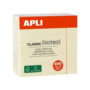 APLI Notes Clásicas, Notas Adhesivas Removibles