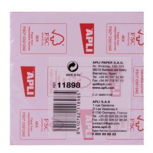 APLI Notes Funny Fluor, Notas Adhesivas Removibles