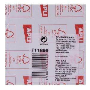 APLI Notes Funny Fluor, Notas Adhesivas Removibles