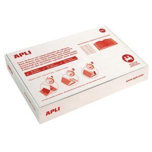 APLI Forro de Libros con Solapa Ajustable PVC 100 uds
