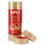 APLI Cinta Adhesiva Transparente 19 mm x 33 m 8 u.
