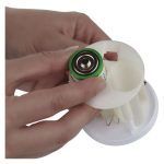 EMOS Vela de Tumba LED Blanca, 12.5cm, 2x C, Temporizador
