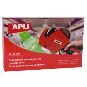 APLI Máquina Etiquetadora de Precios de 1 Línea con 8 Caracteres