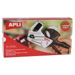 APLI Máquina Etiquetadora Premium de 1 Línea con 8 Caracteres