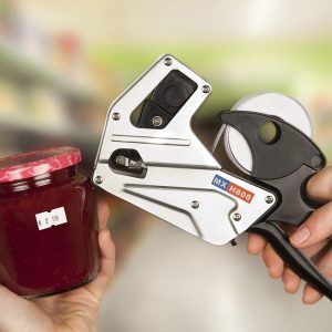 APLI Máquina Etiquetadora Premium de 1 Línea con 8 Caracteres