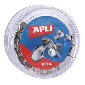 APLI Chinchetas Niqueladas Ø 10mm 50-100 u.
