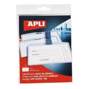 APLI Identificador Pinza de Plástico