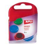 APLI Imanes Colores Surtidos 8 u.