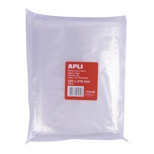 APLI Bolsas Auto Cierre Transparentes 40 x 60mm 100 u.
