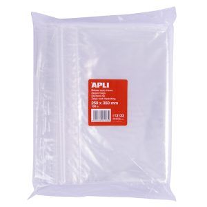 APLI Bolsas Auto Cierre Transparentes 40 x 60mm 100 u.
