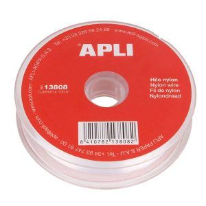 APLI Bobina de Cuerda de Nylon 0,35mm x 100m