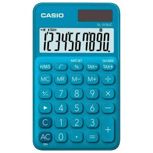 CASIO Calculadora de Bolsillo SL-310UC 10 Dígitos