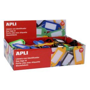 APLI Llaveros Color Sólido Surtido