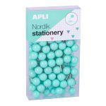 APLI Chinchetas Redondas 4 Colores Nordik