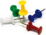 APL Agujas Push Pins Colores Surtidos 25 u.