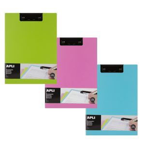 APLI Clipboard con Solapa Premium A4 Polipropileno