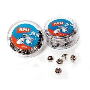 APLI Chinchetas Niqueladas Ø 10mm 50-100 u.
