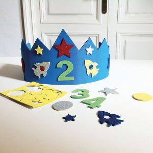 APLI Corona Cumpleaños Azul