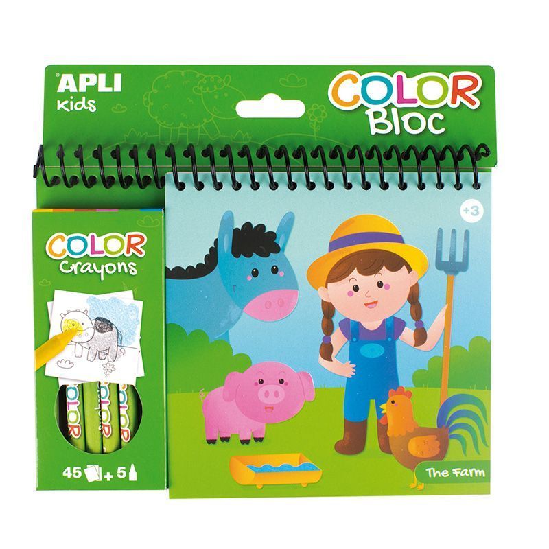 APLI Bloc Pinta y Colorea Granja APLI Bloc Pinta y Colorea Granja
