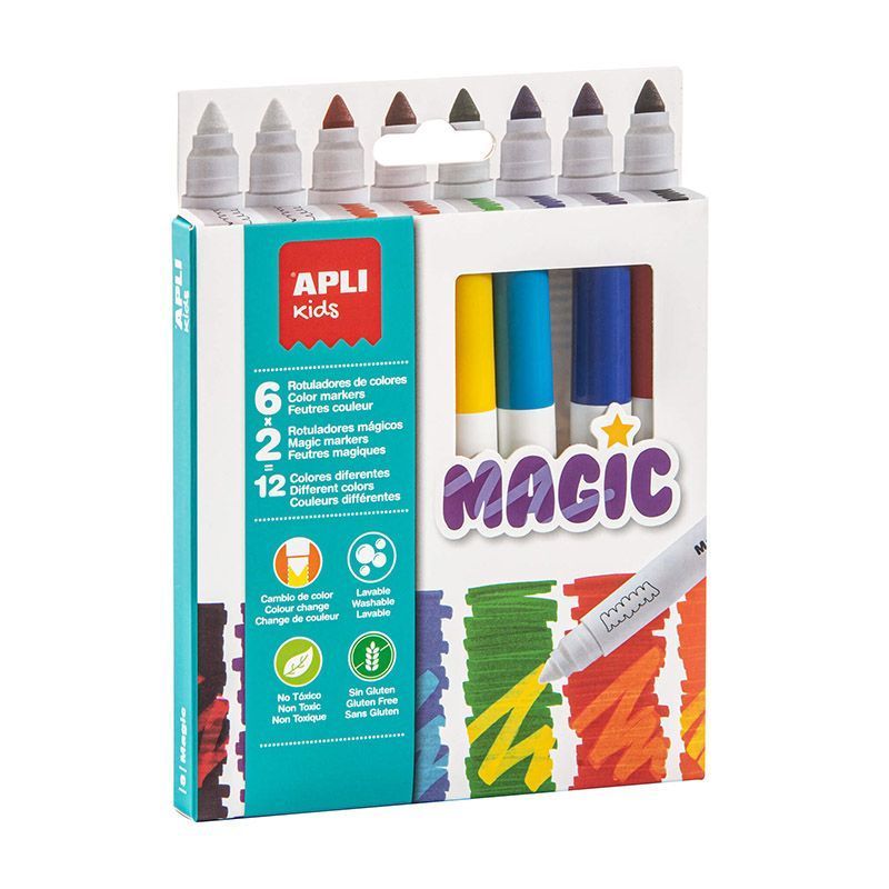 APLI Rotuladores Magic 8 u. APLI Rotuladores Magic 8 u.