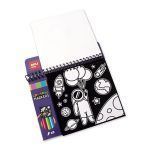 APLI Bloc Coloring Velvet con Rotuladores