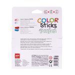 APLI Témperas Sólidas Color Pastel Sticks - 6g 6u.