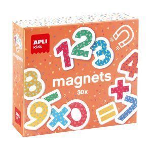 APLI Magnets de Madera Números