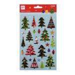 APLI Pegatinas de Navidad, 1 hoja 25 u. - Árbol