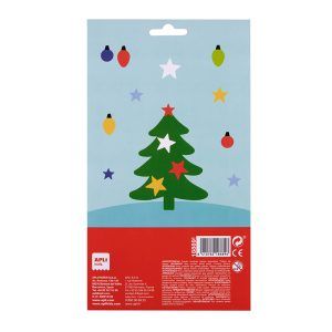 APLI Pegatinas de Navidad, 1 hoja 25 u. - Árbol APLI Pegatinas de Navidad, 1 hoja 25 u. - Árbol
