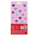 APLI Pegatinas Corazones Tornasol 1 hoja