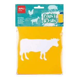 APLI Plantillas de Animales de Granja 6 u.