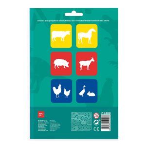 APLI Plantillas de Animales de Granja 6 u.