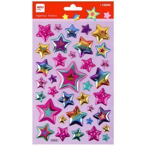 APLI Pegatinas Maxi Estrellas