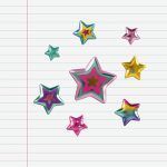 APLI Pegatinas Maxi Estrellas
