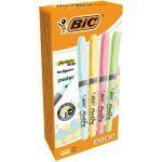 BIC Marcadores Highlighter Grip Pastel (Caja de 12 uds)